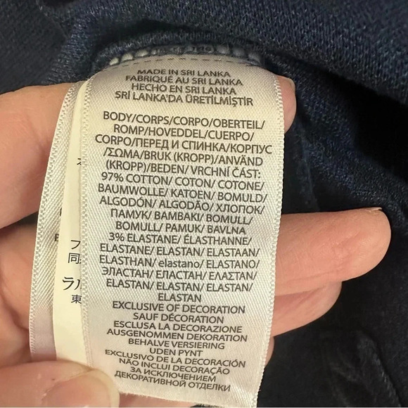 Polo Ralph Lauren Men's Navy Blue Custom Slim Fit Stretch Mesh Size XL GUC - Picture 7 of 9